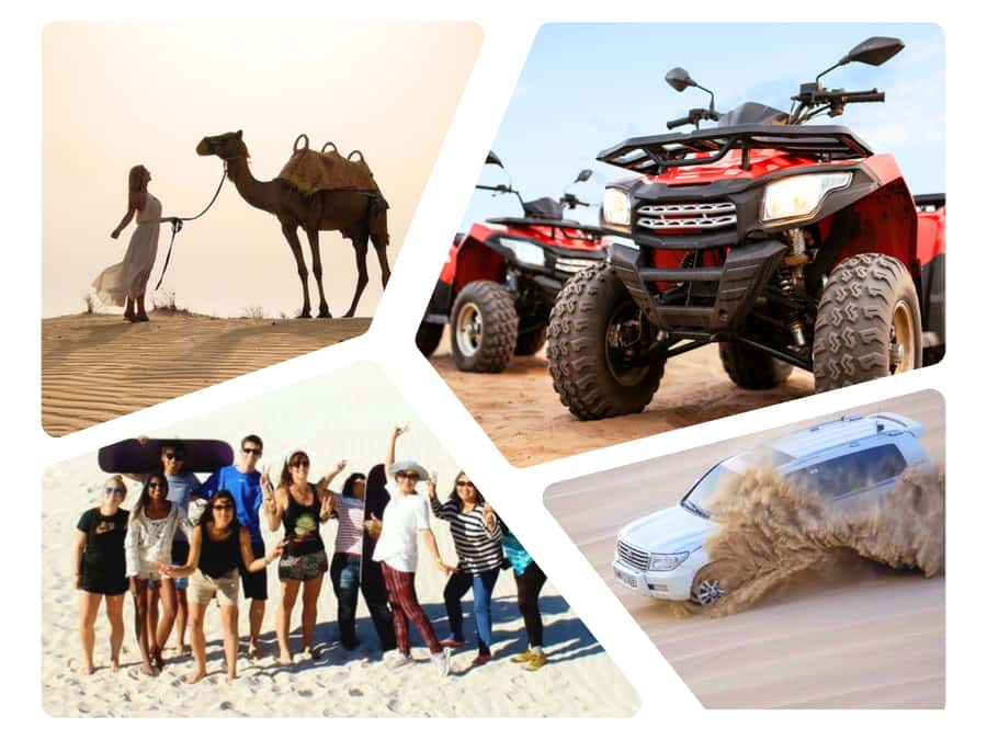 Dune Bashing, Sandboarding, Camel Ride & Optional ATV Ride - Key things to know before you go