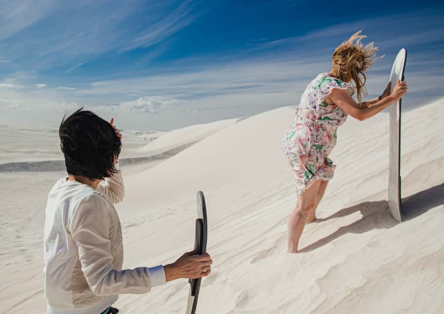 Dune Bashing, Sandboarding, Camel Ride & Optional ATV Ride - Khor Al Adaid Inland Sea Finish: UNESCO Views and Beach Break