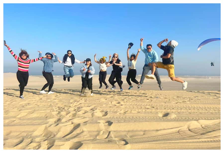 Dune Bashing, Sandboarding, Camel Ride & Optional ATV Ride - Air-Conditioned Pickup, Then Out to the Mesaieed Photo Stop