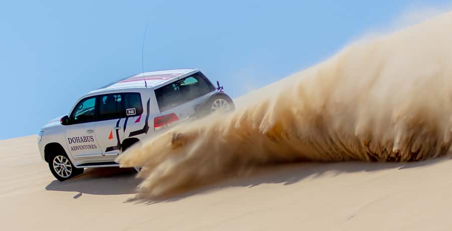 From Doha: 8-hour Safari Tour with Desert Beach Experience - Getting from Doha: smooth pickup and a desert-ready ride