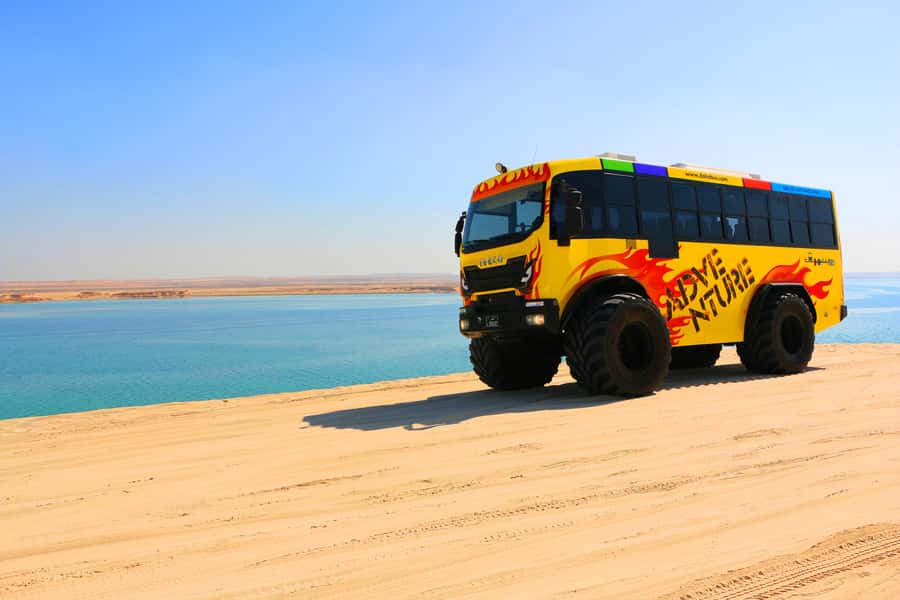 From Doha: Exclusive Monster Bus Safari Experience - The Monster Bus Dune Bashing: What It Feels Like