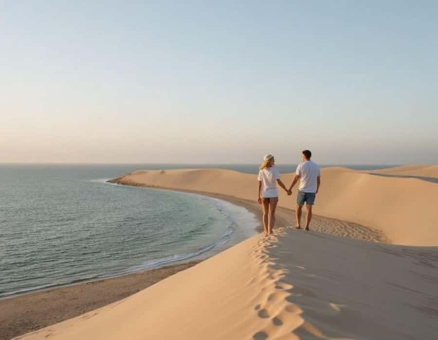 From Doha: Inland Sea Desert Safari with All Activities - Dune Bashing in a 4x4 Land Cruiser: Thrill Level and Safety Reality