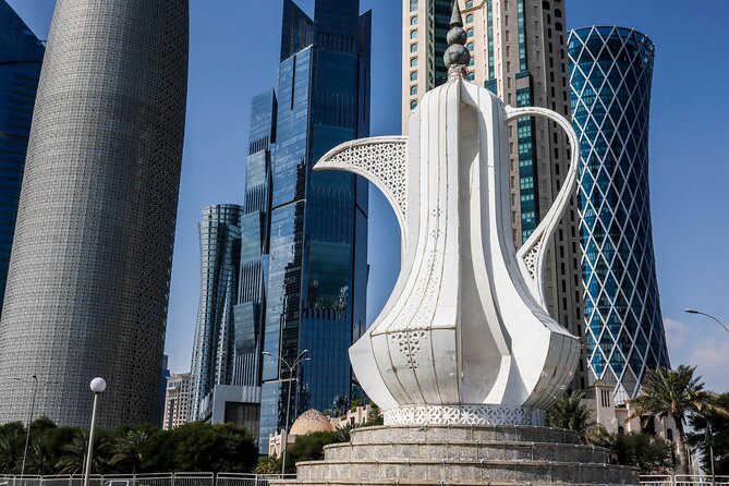 Grand Doha City Tour - The National Museum of Qatar: desert rose crystal design and Qatar’s story