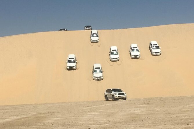 Half Day Desert Safari and Inland Sea - What Dune Bashing Feels Like in a Doha 4x4