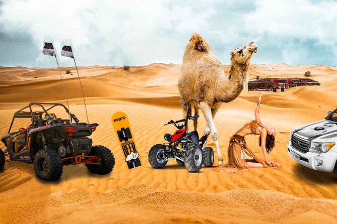 Half Day Desert Safari || Sand Boarding || Camel Ride || Inland Sea Visit || - Key highlights you will actually feel