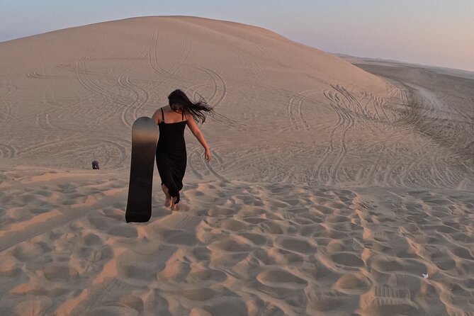 Half Day Night and Morning Desert Safari Camel and Sand Boarding - Khor Al Udaid inland sea beach time: calm, photos, and a change of pace
