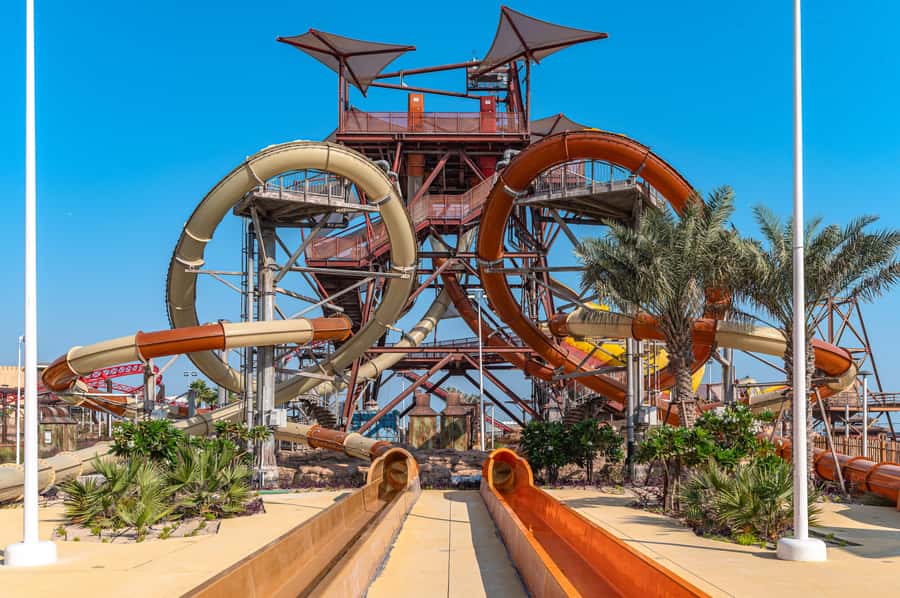 Lusail: Meryal Waterpark Entry Ticket - Beach access in Lusail, a real cooldown when the rides keep coming