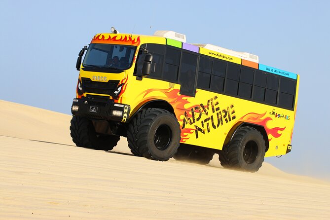 Monster Bus desert adventure: Dune bashing and sandboarding - Key highlights before you go