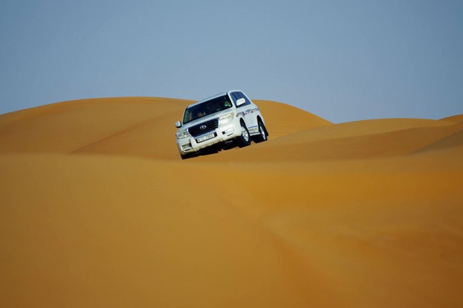 Night Desert Safari | Sand Boarding || Camel Ride || Inland Sea - Pickup From Hotels, Port, or Airport, Plus Tea on the Road