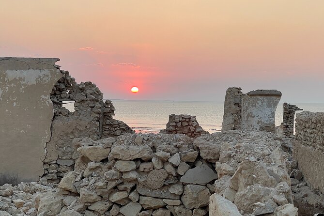 North Qatar Guided Expedition to Nature Charms - Stop Four: Al Jumail Abandoned Fishing Village and Northwest Coast Quiet