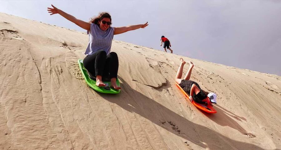 Private Full-Day Desert Tour - Private camp time: beach access, swimming, and simple comfort