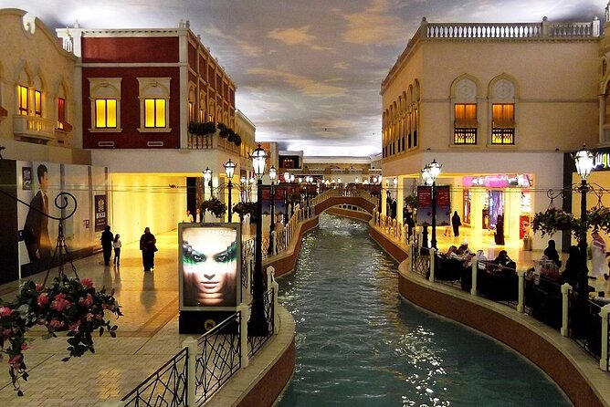 Private Half-day Shopping Tour, Corniche Stop and Doha Skyline - Villaggio Mall: a big indoor break with an Italian theme
