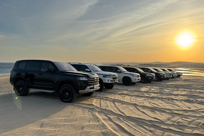 Private Sealine Beach Tour with Desert Activities - Key highlights to know before you go