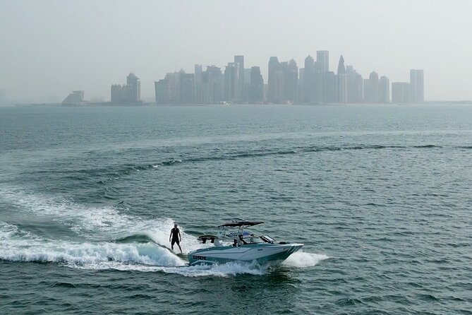 Private Wakesurfing or Wakeboarding along Doha's skyline - Key highlights before you go