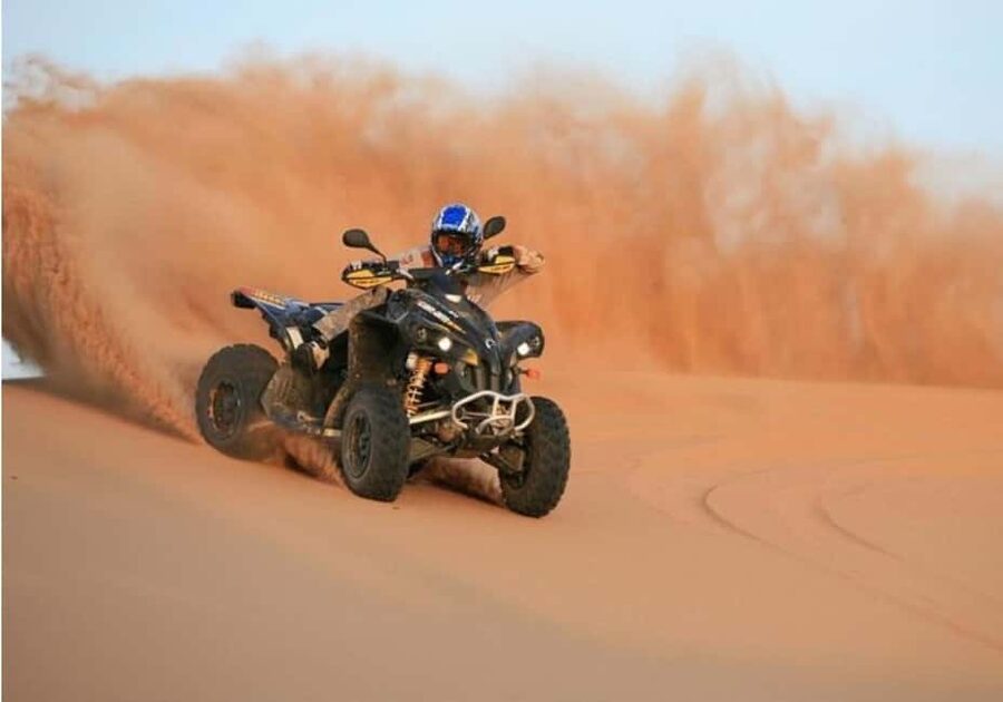 Qatar: ATV & Quad Dune Bashing, Camel Ride, & Sandboarding - The ATV and quad self-ride: the point where you feel in control