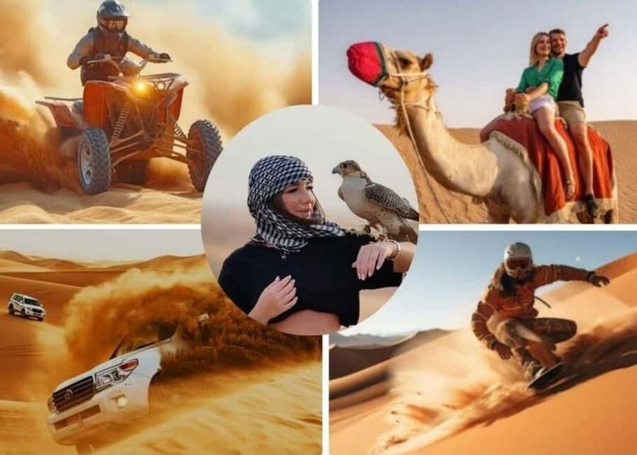 Qatar: ATV & Quad Dune Bashing, Camel Ride, & Sandboarding - Pickup to the Inland Sea dunes, what the ride is like before you start
