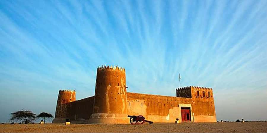 Qatar: Combo Tour of the North and West with Pickup - Purple Island Stop: A Quick Walk With Photo Focus