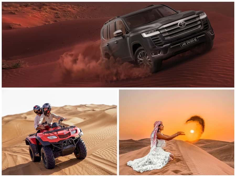 Qatar: Desert Safari, Camel Ride, Inland sea, Sandboarding - Optional quad biking: short thrill, clear rules, and real responsibility