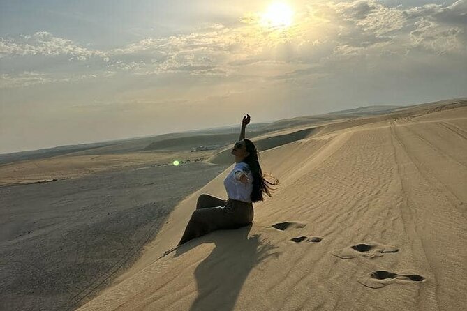 Relax on the Aladdin's carpet & inhale the magical sunset - Sandboarding and the 360 photoshoot: active fun with results