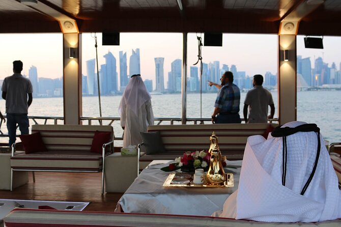 See Doha from the Sea - Timing Tips for a 5:00 pm Start: day views and then city lights
