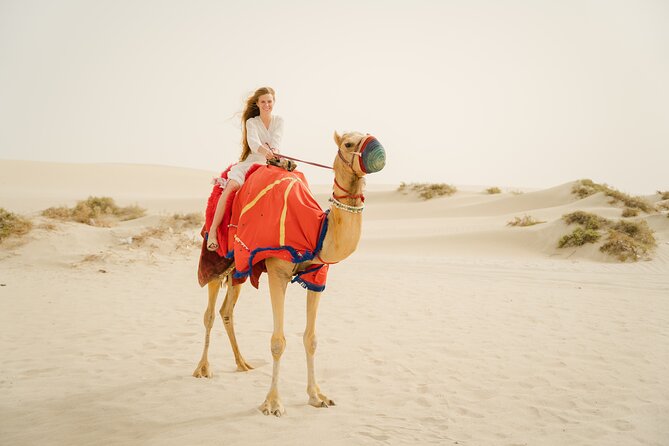 Snack & Chill at the Inland Sea | Desert Safari | Dune Bashing - Snack & Chill Desert Safari in Doha: Singing Sand Dunes Meets Inland Sea Swim