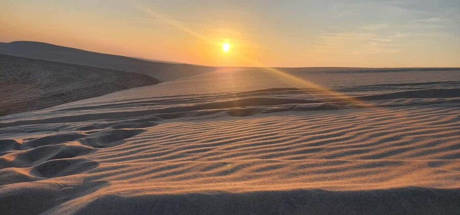 Sunrise or Sunset desert Safari with Sandboarding in Qatar - Khor al Udaid: The Inland Sea Stop That Makes the Trip Feel Bigger