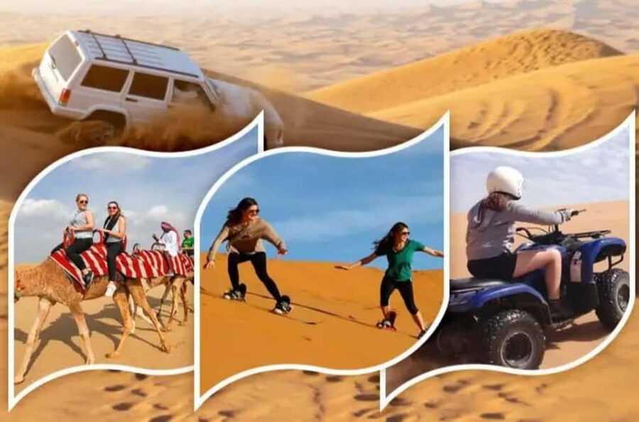 Sunset Desert Safari with Dune Bashing & Inland Sea Views - National Museum metro start, then a long desert drive to set the mood