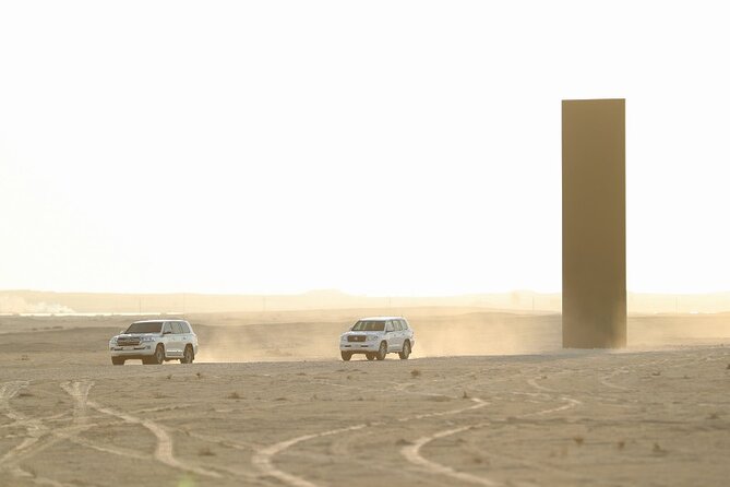 Sunset Keshta at Zekreet | Art, Adventure & Arabian Picnic - Richard Serra Sculptures in Open Air: Modern Art That Makes the Rocks Feel Bigger