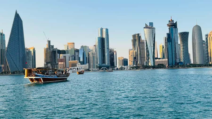 Things To Do In Doha: City Tour, Souq Waqif & Dhow Boat Ride - Dhow Harbour and the 30-minute wooden cruise: a calmer view of Doha