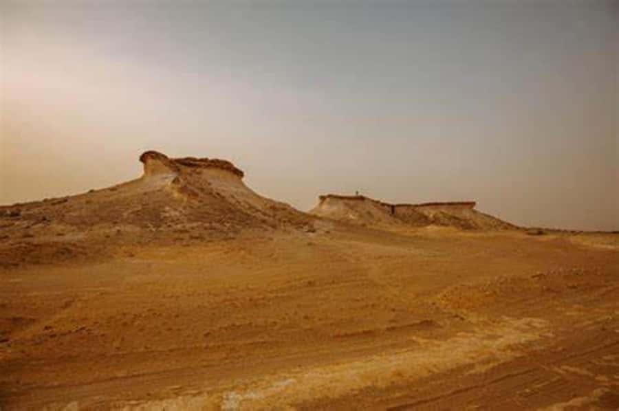 West Qatar-Doha Richard sierra,camel race,mushroom rock - Fort Zekreet Ruins: Fort Walls, Desert Air, and Guided Context